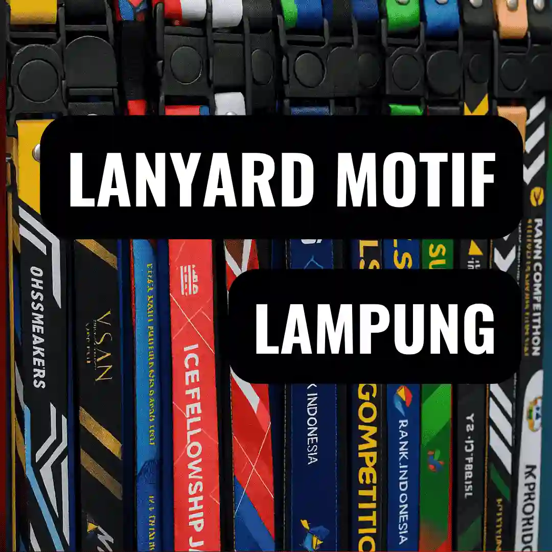 Tali Lanyard Motif Custom Lampung Desain Etnik Harga Murah 2025